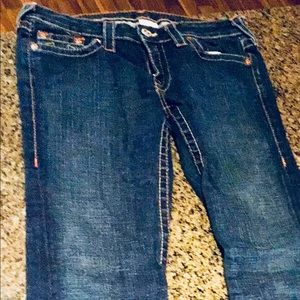 True Religion jeans worn once.. Size 30
